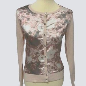 Floral Button Front Cardigan